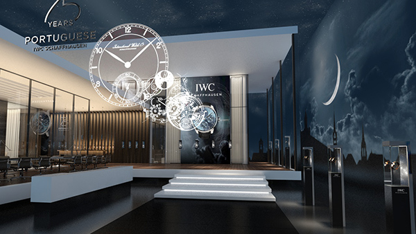 Visualisierung IWC SIHH 2015, Geneva 2015
IWC International Watch Co. Schaffhausen