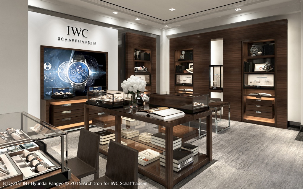 Visualisierung IWC Shop Korea, IWC Schaffhausen, 2016