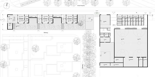 Wettbewerb Neubau Kinder- und Bildungseinrichtungen Brünnen  -  Architron Zürich - Imre Bartal, 2009